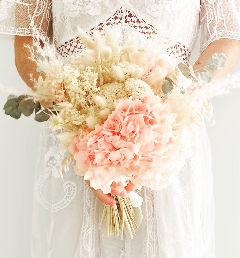 Créations de fleurs séchées pour mariage à St&nbsp;Raphaël